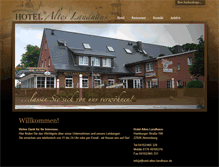 Tablet Screenshot of hotel-altes-landhaus.de